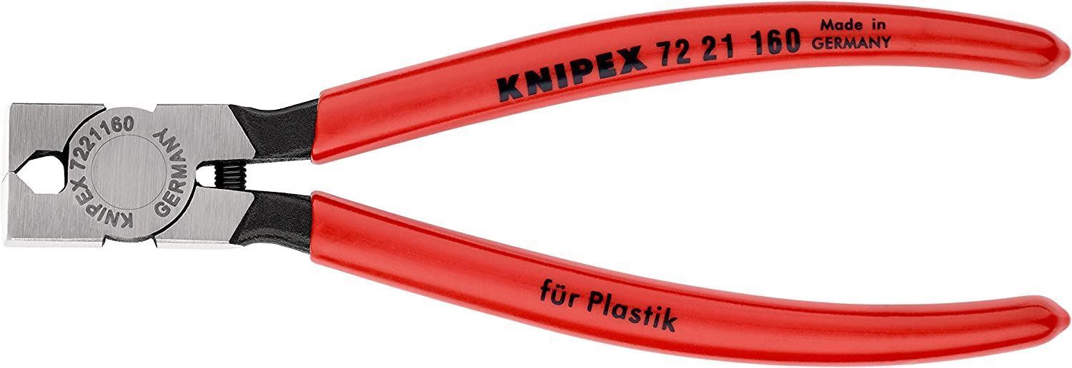 Снимка на Клещи резачки странични за пластмаси 160mm,72 11 160,Knipex