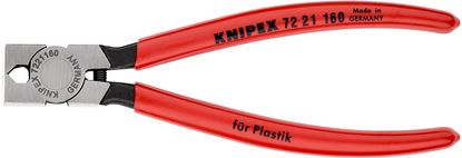 Снимка на Клещи резачки странични за пластмаси 160mm,72 11 160,Knipex