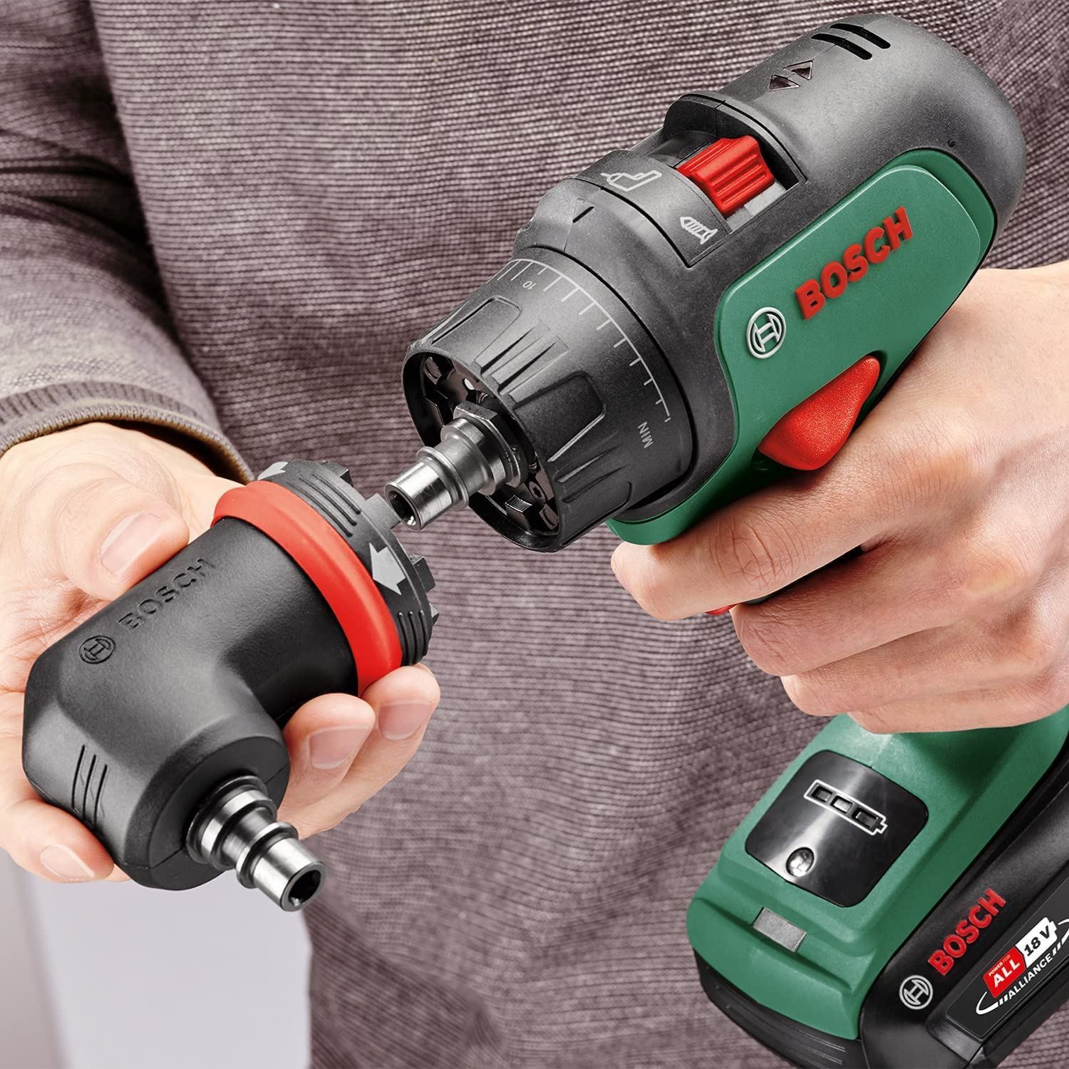 Снимка на Ъглова приставка за AdvancedDrill/AdvancedImpact,1600A01L7T,Bosch