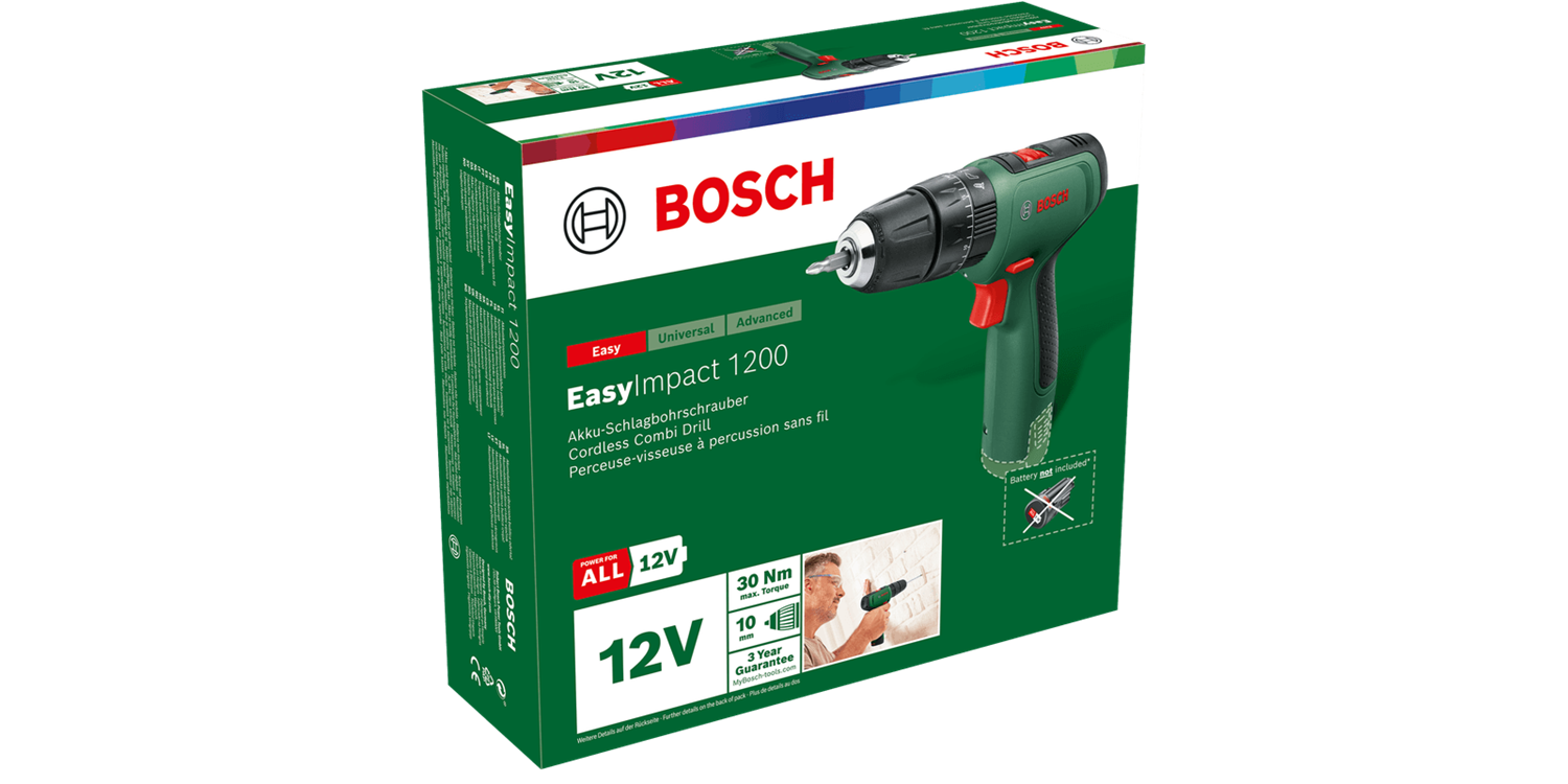 Снимка на Акумулаторен ударен винтоверт EasyImpact 1200 12V,Solo,06039D3103,Bosch