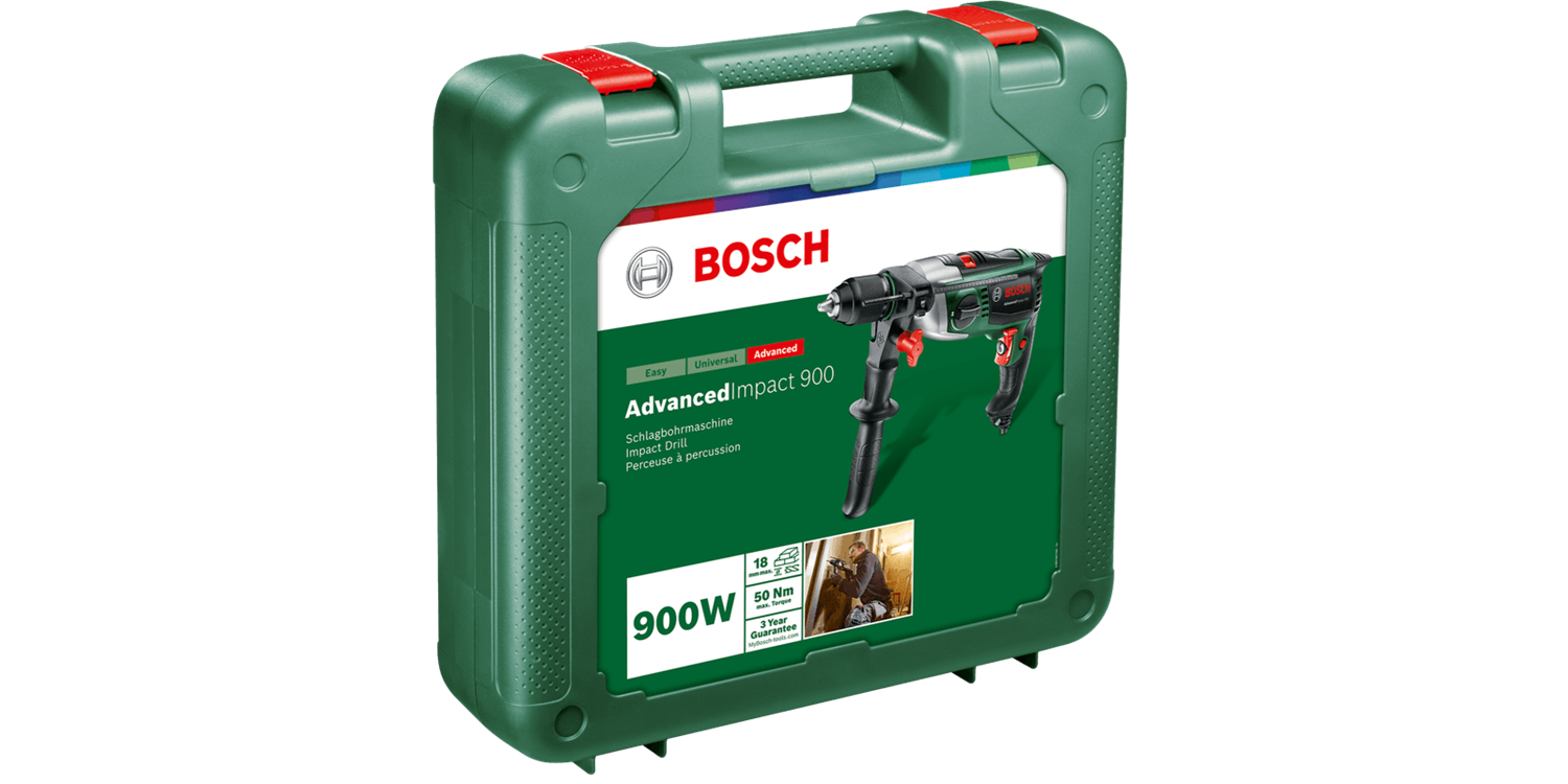 Снимка на Ударна бормашина AdvancedImpact 900,куфар,0603174020,Bosch