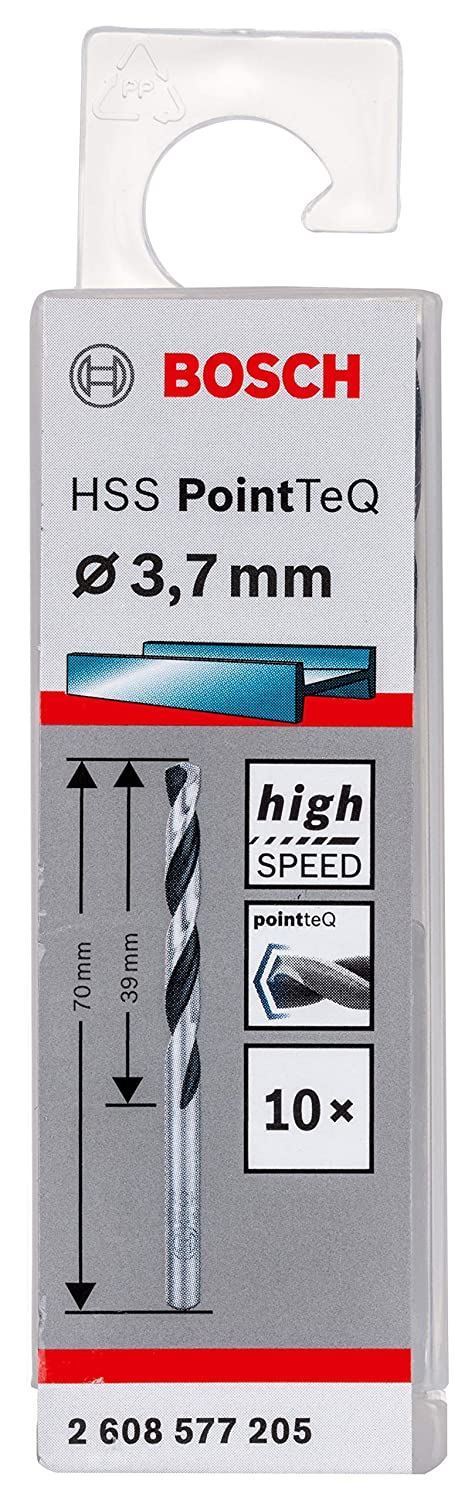 Снимка на HSS Свредло за метал PointTec 3.7mm,10 броя,2608577205,Bosch