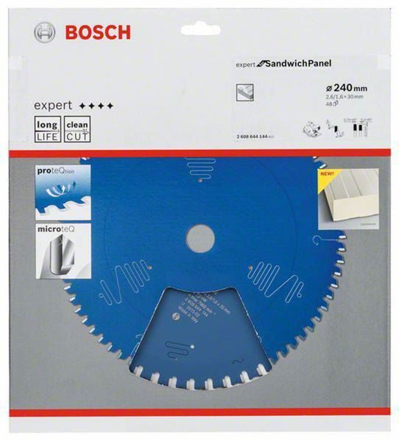 Снимка на Циркулярен Диск Expert for Sandwich Panel  240x30-48,2608644144,Bosch