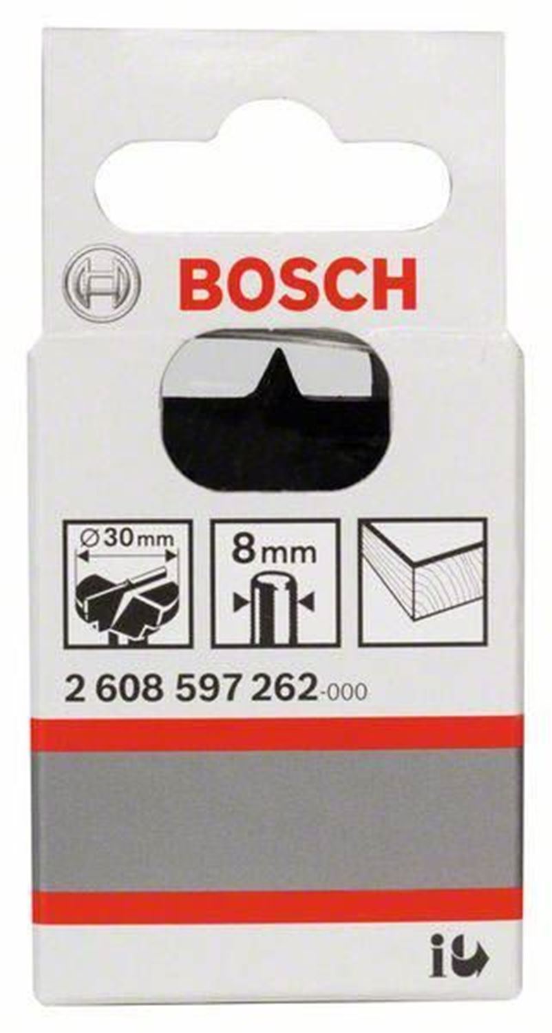 Снимка на Свредло челен фрезер без твърдосплавни режещи ръбове 30x56 mm,d 8 mm,2608597262,Bosch