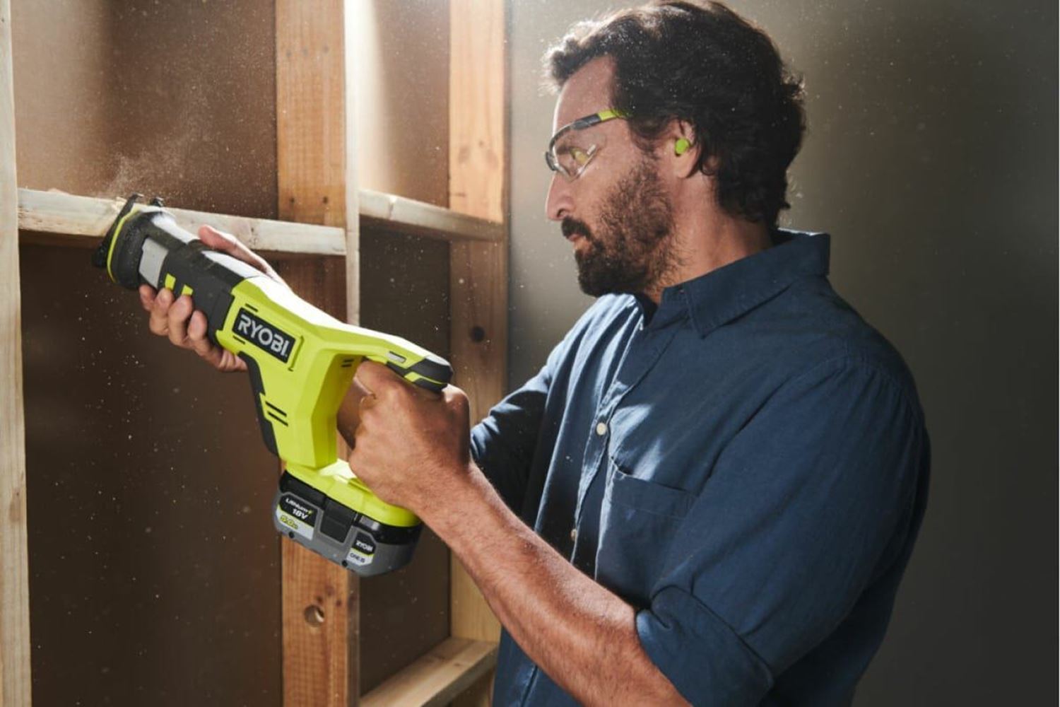 Снимка на Акумулаторен саблен трион RRS18-0,5133005404,Ryobi