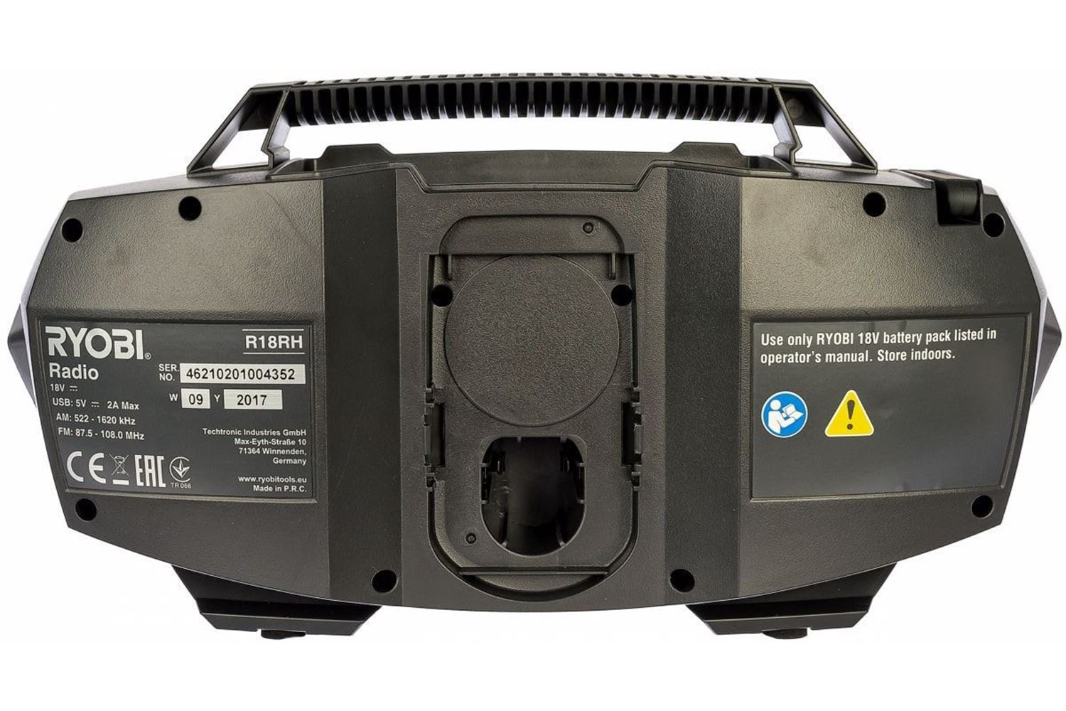 Снимка на Акумулаторно радио R18RH-0,5133002734,Ryobi