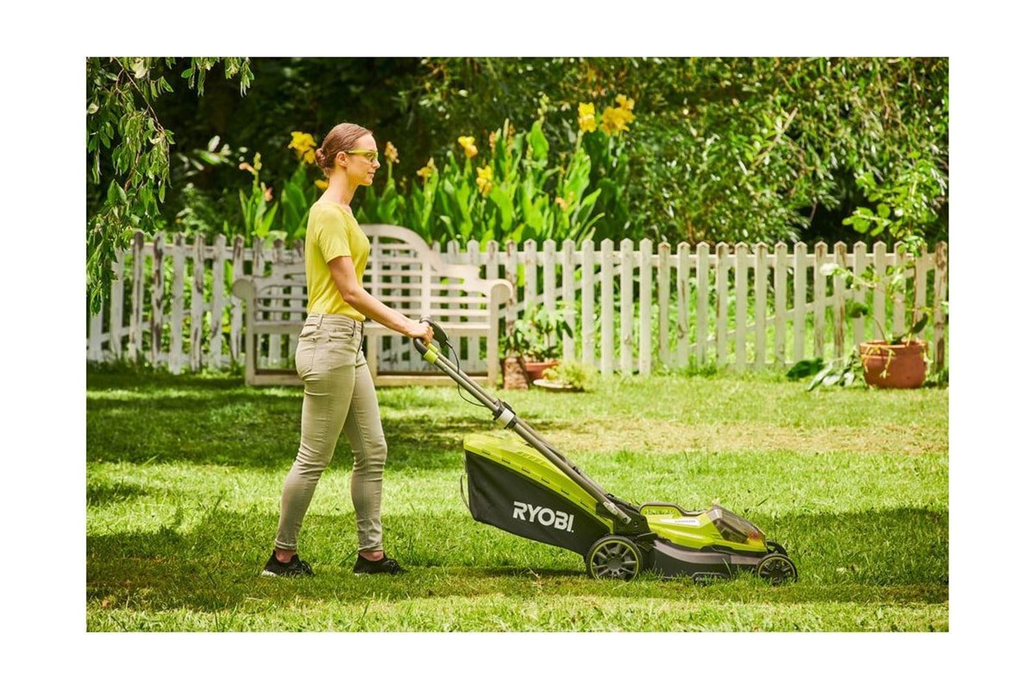 Снимка на Акумулаторна косачка RY18LMX40A-0, 18V, 40 sm, 50 л,5133004584,Ryobi