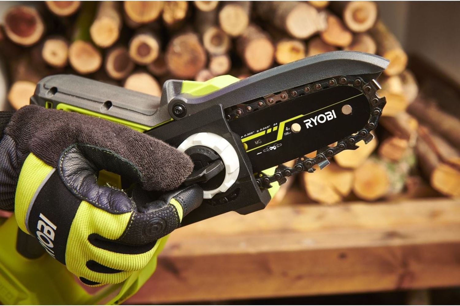 Снимка на Акумулаторна резачка за клони RY18PSX10A-0, 18V, 6 м/сек, 10 sm,5133005433,Ryobi
