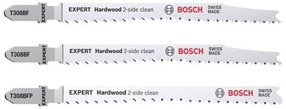 Снимка на EXPERT Ножче за прободен трион Bosch, 3 части 2-Side-Clean HardWood BiM,2608900549,Bosch