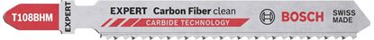 Снимка на EXPERT Ножче за прободен трион T 108 BHM Clean for Carbon Fiber,3 бр,2608900565,Bosch