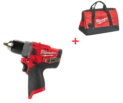 Снимка на Акумулаторен винтоверт Milwaukee M12FDD-0,SOLO+БОНУС ЧАНТА