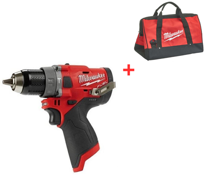 Снимка на Акумулаторен ударен винтоверт Milwaukee M12FPD-0,SOLO+ ЧАНТА