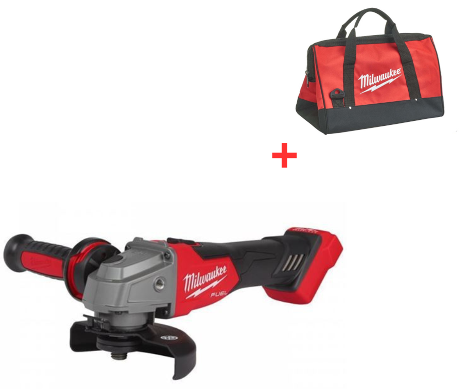 Снимка на Акумулаторен ъглошлайф Milwaukee M18FSAG125X-0,Solo+БОНУС ЧАНТА