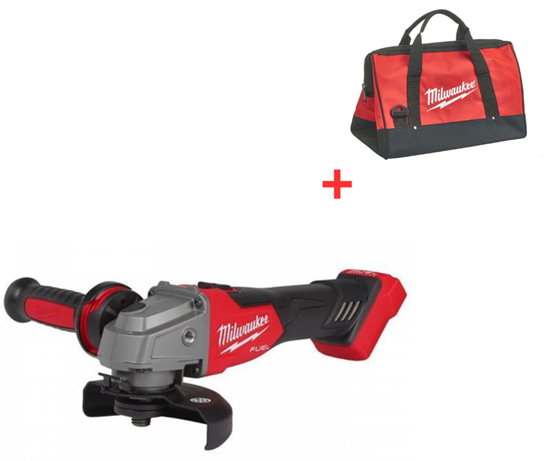 Снимка на Акумулаторен ъглошлайф Milwaukee M18FSAG125X-0,Solo+БОНУС ЧАНТА