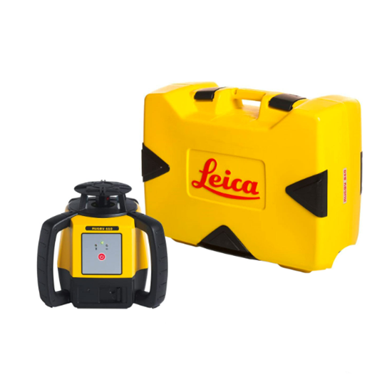 Снимка на Ротационен лазерен нивелир LEICA RUGBY 610, 810945