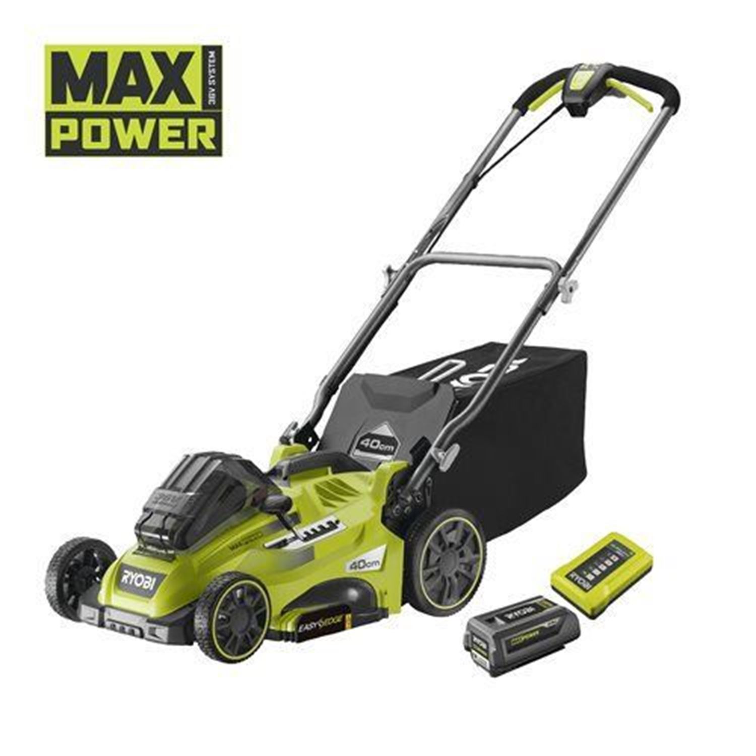 Снимка на Акумулаторна косачка RLM36X41H50PG, 36V, 5AH, 45 Л., 40 СМ, 5133005543, Ryobi