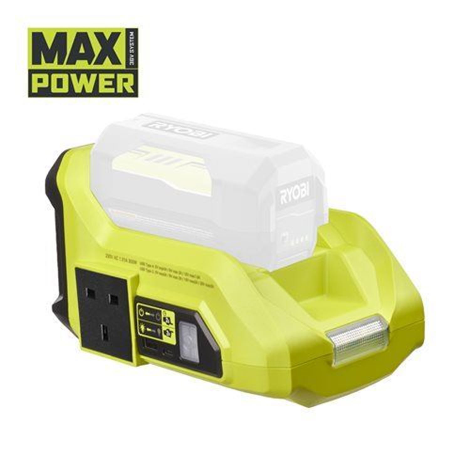 Снимка на Безжичен инвертор RY36BI300A-0 36 V, 300 W, 5133004893, Ryobi