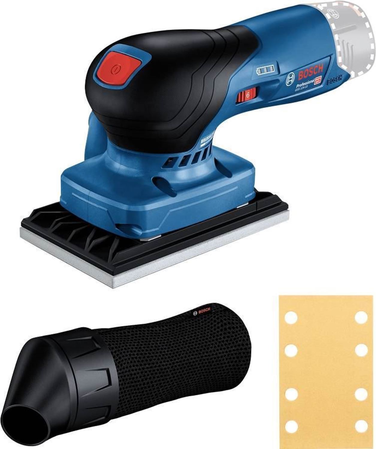 Снимка на Акумулаторен виброшлайф GSS 12V-13 PROFESSIONAL, 12 V, 130 мм, SOLO, 06019L0000, Bosch