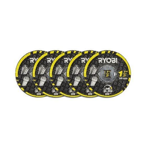 Снимка на 38 mm TL Cut-Off диск 5 бр RAR302-5, 5132005837, Ryobi