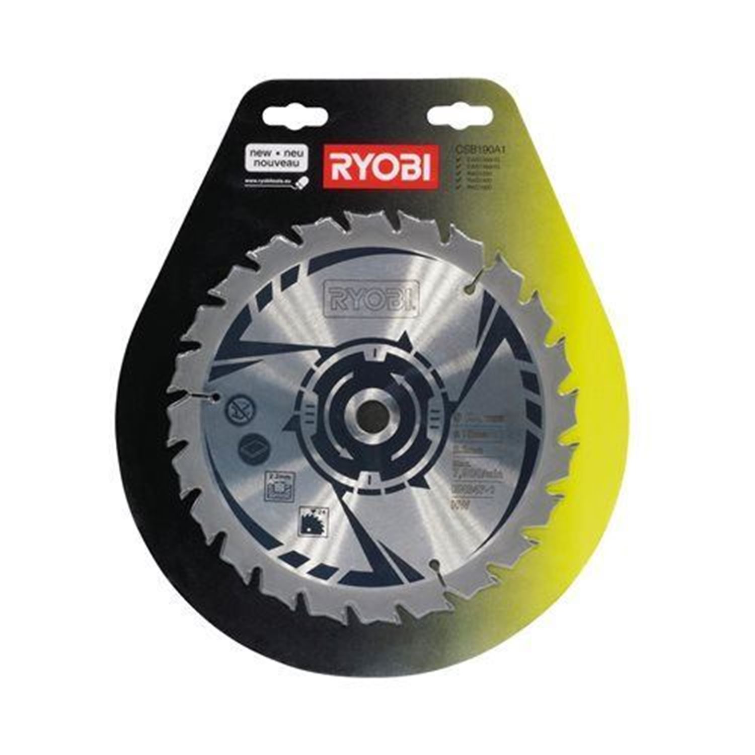 Снимка на Диск за циркуляр 190 mm CSB190A1 за RCS1400 и RCS1600, 5132002580, Ryobi