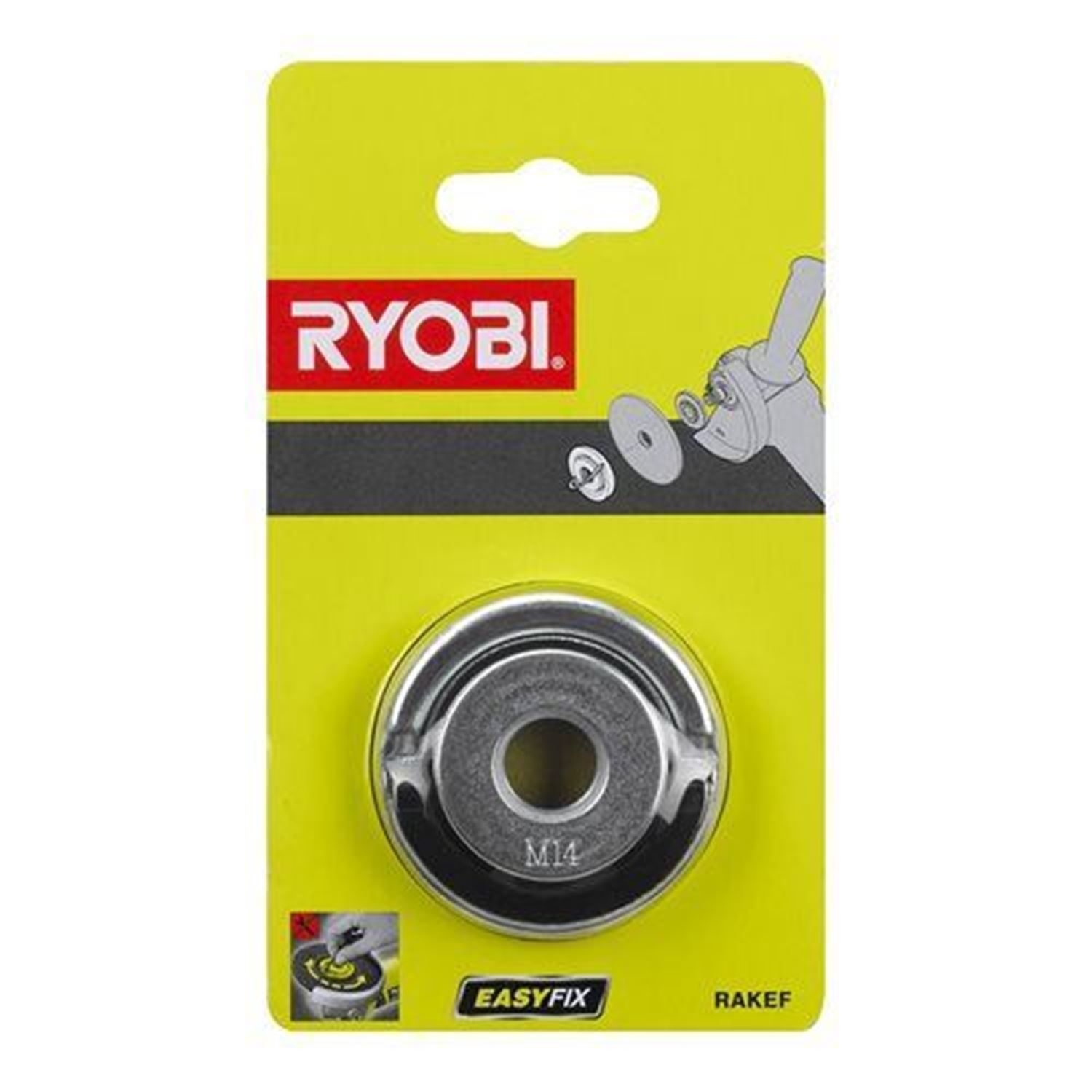 Снимка на Гайка RAKEF за ъглошлайф EASYFIX за R18AG-0 и R18AG7-0, 5132004835, Ryobi