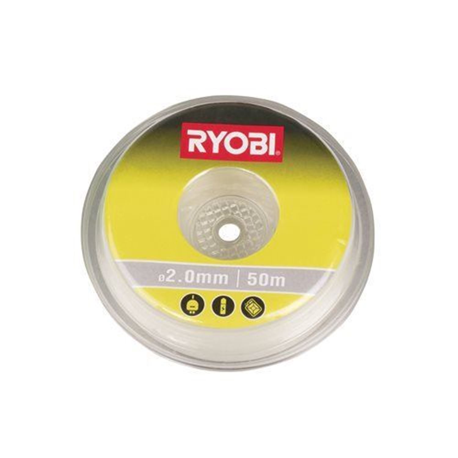 Снимка на Корда 2.0 mm 50 m RAC103 за тример, 5132002640, Ryobi