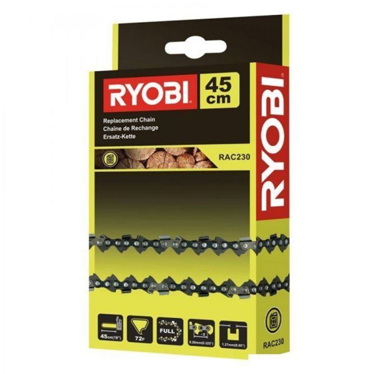 Снимка на Верига 45см RAC230 за RCS48 и RCS51, 5132002476, Ryobi