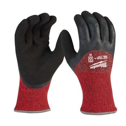 Снимка на Пакет 12 бр Зимни устойчиви на порязване ръкавици CUT LEVEL D, S, 4932480616, Milwaukee