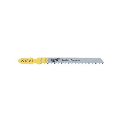 Снимка на Комплект ножове за прободен трион 5бр 75x4/T101D, 4932274351, Milwaukee