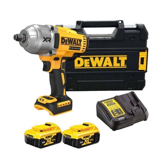 Снимка на Акумулаторен ударен гайковерт 1/2" 2x5.0 Ah DCF900P2T, DeWALT