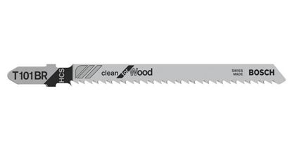 Снимка на Нож за саблен трион T 101 BR Clean for Wood 5 бр, 2608630014, Bosch