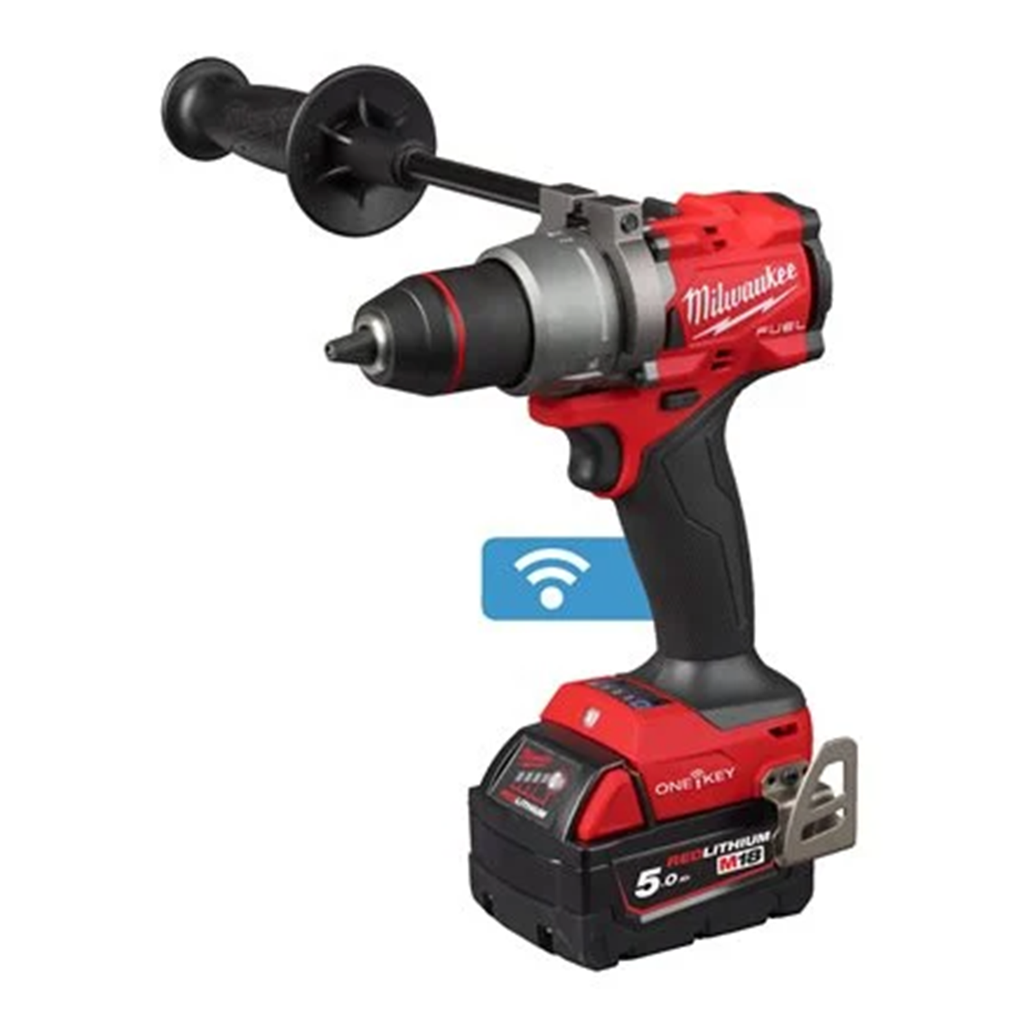 Снимка на Акумулаторна ударна бормашина MILWAUKEE M18ONEPD3-502X, 2 Батерии X 5Ah, 18V, Зарядно + Куфар, 4933492801