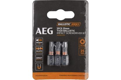 Снимка на Ударни битове 25 mm TX20 3 бр., 4932479174, AEG
