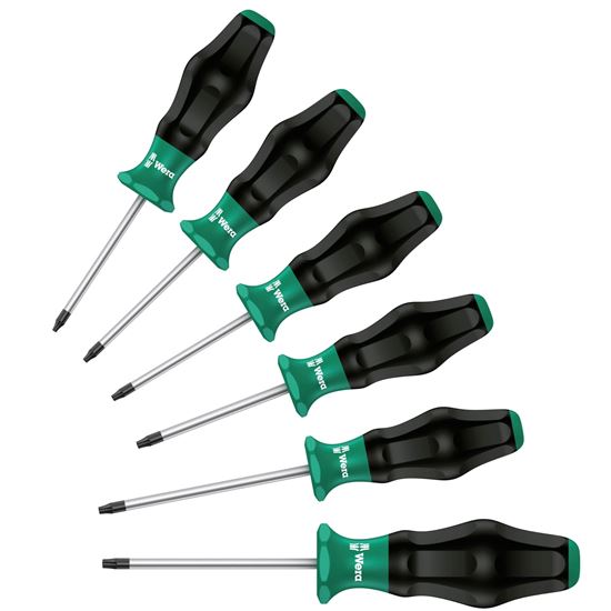 Снимка на Отвертки WERA;1334/1355/6 Screwdriver set Kraftform Comfort;5031552001