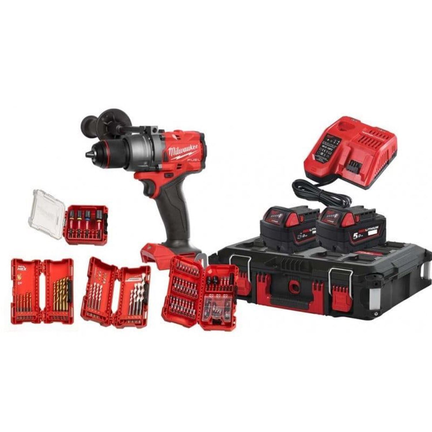 Снимка на Акумулаторен ударен винтоверт MILWAUKEE M18FPD3100P-502P POWER PACK, 4933498240