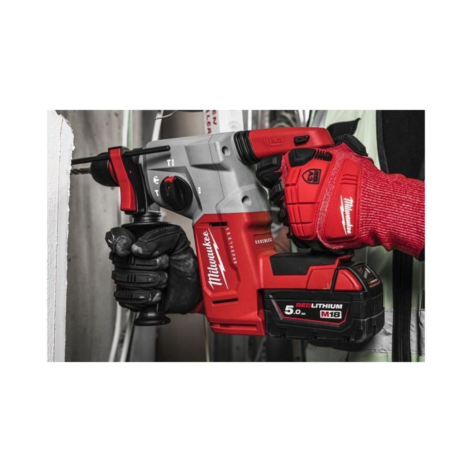 Снимка на Акумулаторен перфоратор SDS-PLUS MILWAUKEE M18BLHX100P-502P POWER PACK, 4933498243