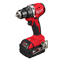 Снимка на Компактна безчеткова бормашина MILWAUKEE M18BLDDRC-502C, 2 Батерии X 5Ah, 18V, Зарядно + Куфар, 4933492835