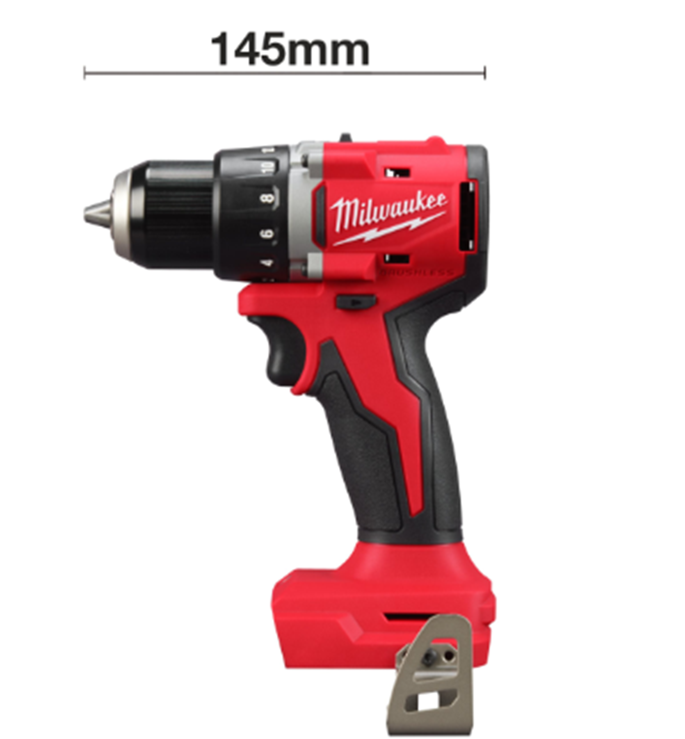 Снимка на Компактна безчеткова бормашина MILWAUKEE M18BLDDRC-0X, SOLO, В Куфар, 4933492832