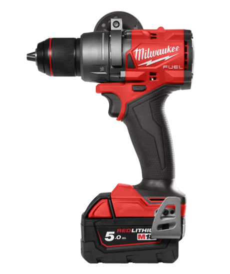 Снимка на Акумулаторна ударна бормашина MILWAUKEE M18FPD3-502X, 2 Батерии X 5Ah, 18V, Зарядно + Куфар, 4933479860