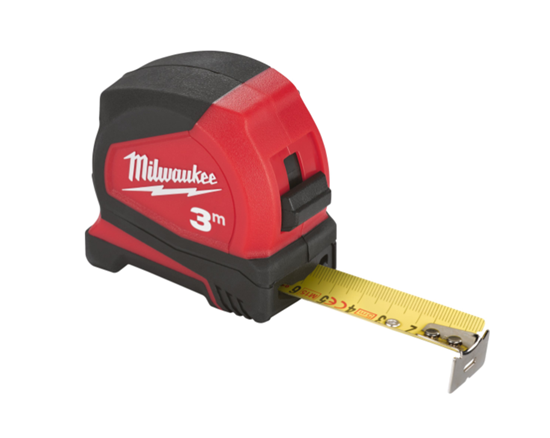 Снимка на Ролетка MILWAUKEE PRO COMPACT C3/16, 3m, 4932459591