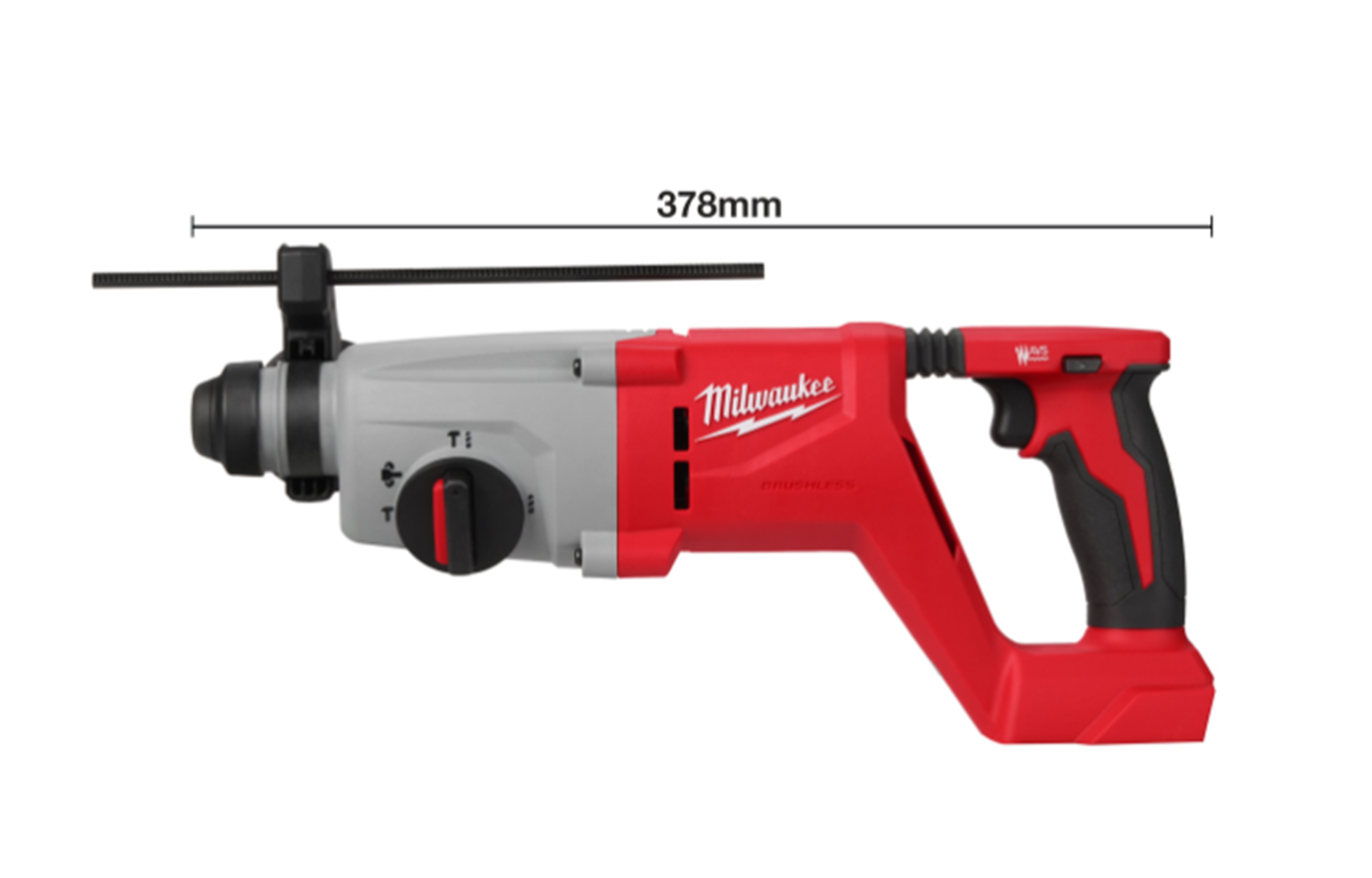 Снимка на Акумулаторен безчетков перфоратор MILWAUKEE M18BLHACD26-0, SOLO, 4933492483