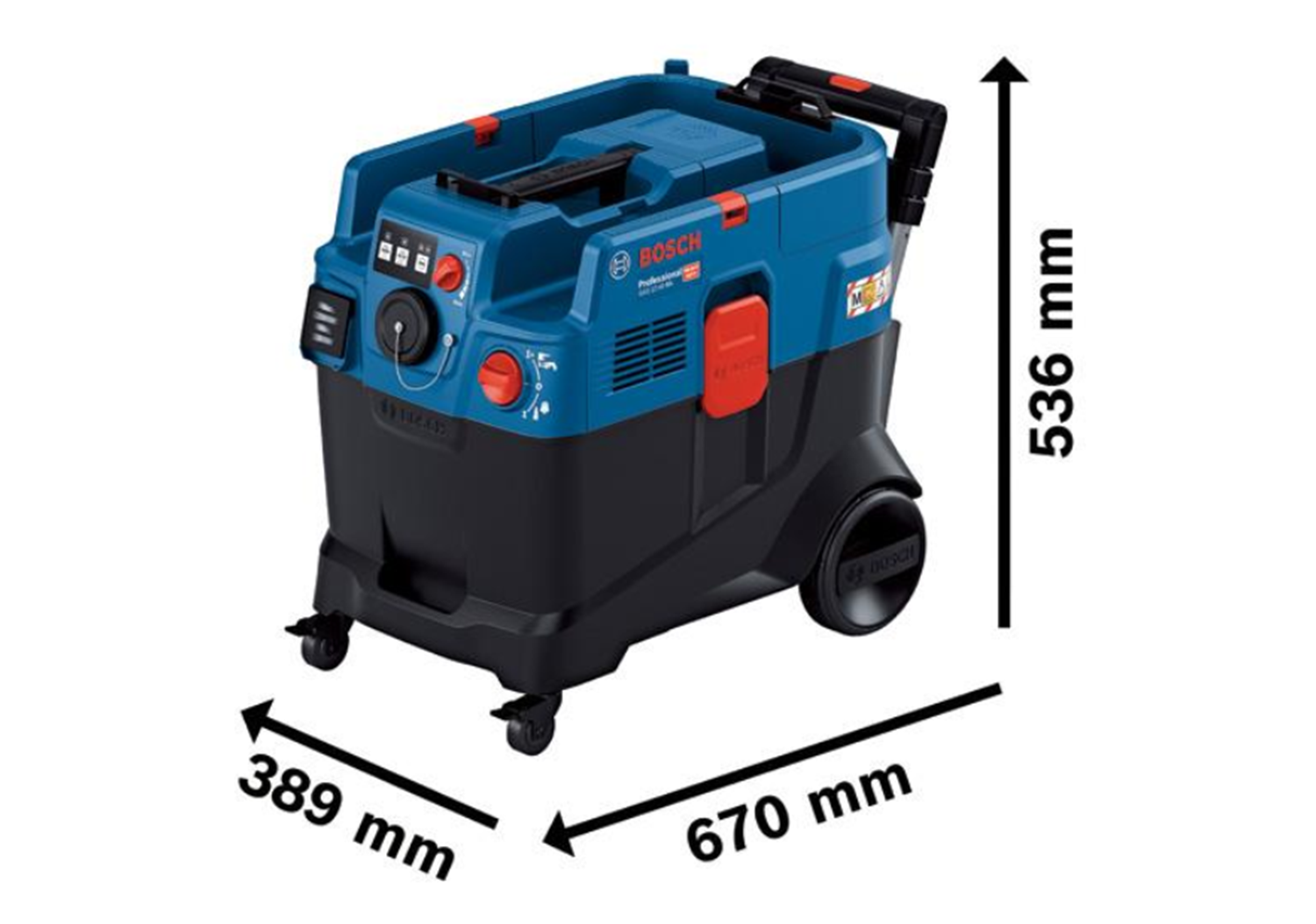 Снимка на   Универсална прахосмукачка BOSCH GAS 12-40MA, 06019M0120
