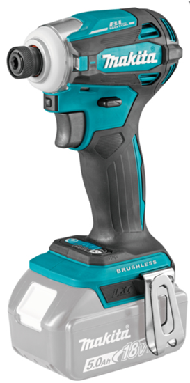 Снимка на  Акумулаторен ударен гайковерт Makita DTD172Z, SOLO + Бонус К-кт накрайници Impact Black E-11994E