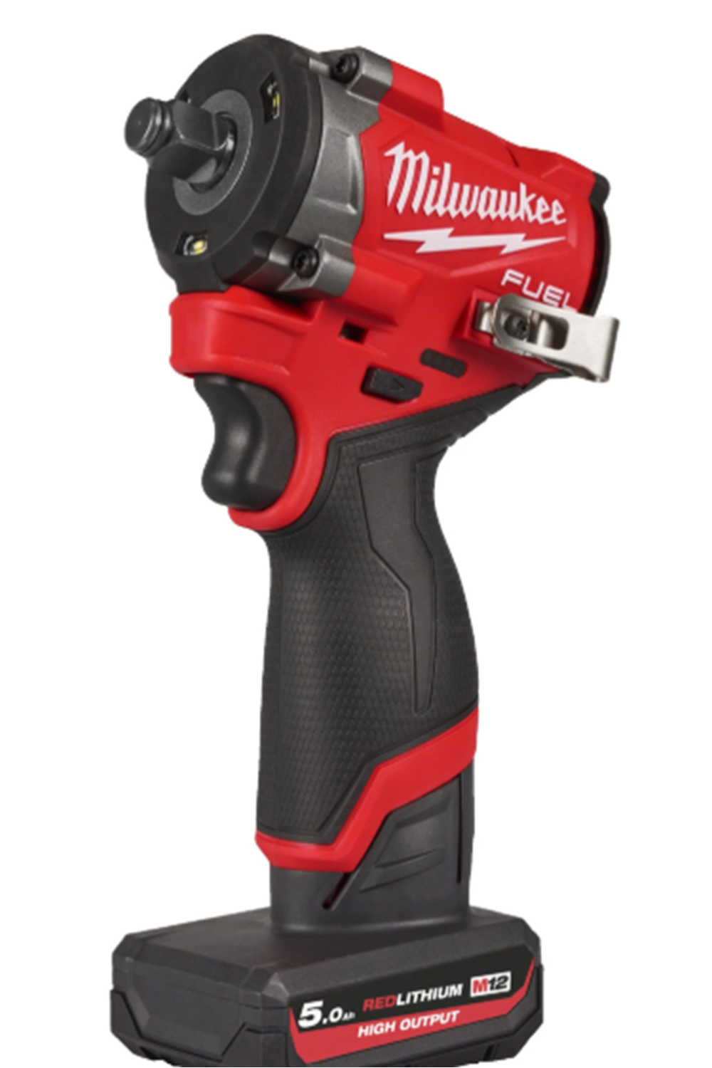 Снимка на НОВО!Акумулаторен ударен гайковерт MILWAUKEE M12 FUEL™ ½″ M12 FCIWF12G3-502X, 2*5Ah, Зарядно, Куфар, 4933493455