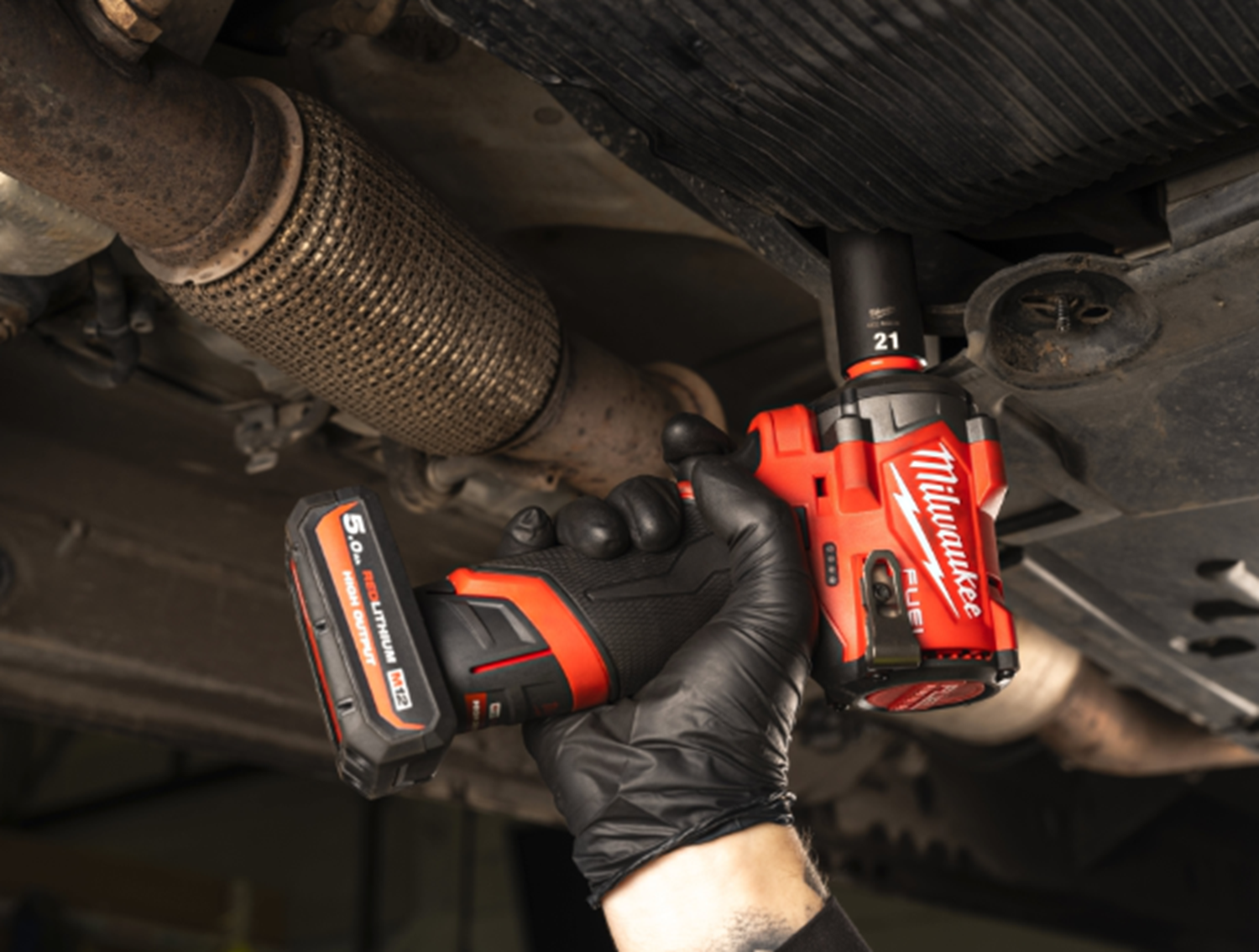 Снимка на НОВО!Акумулаторен ударен гайковерт MILWAUKEE M12FUEL™ ⅜″ M12 FCIWF38G3-0, SOLO, 4933493451