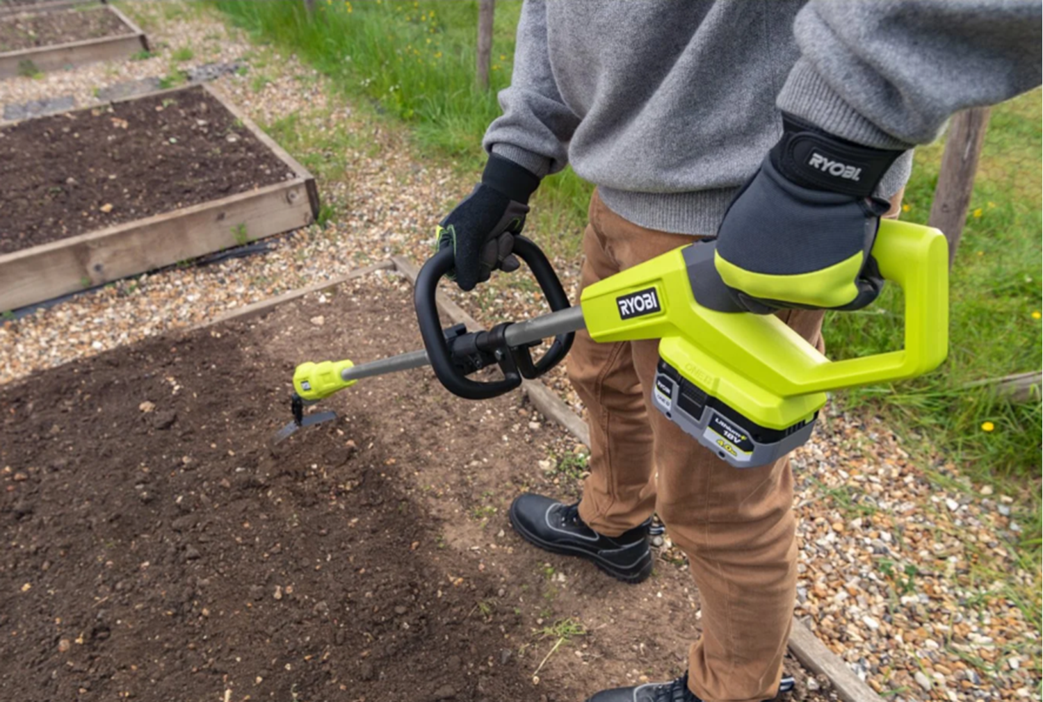 Снимка на Акумулаторна мотика RYOBI RY18GHA-0, SOLO, 5133006260