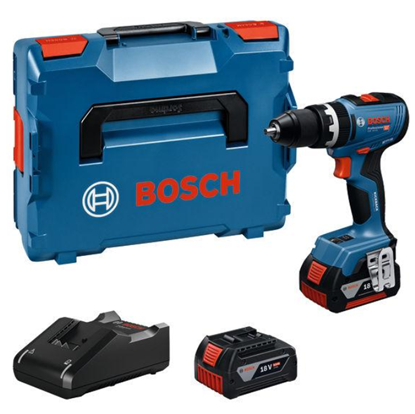 Снимка на Акумулаторен ударно-пробивен винтоверт BOSCH GSB 18V-65, 2*5AH, L-BOXX, 06019N3303