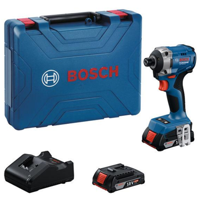 Снимка на Акумулаторен ударен гайковерт BOSCH GDR 18V-215, 2батерии*2AH, Куфар, 06019N2022