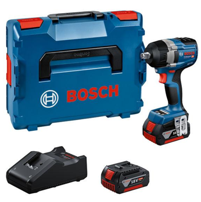 Снимка на Акумулаторен ударен гайковерт BOSCH GDS 18V-750 C, 2батерии*5AH, 06019L9003